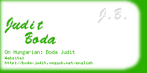 judit boda business card